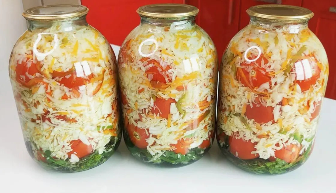 Неповторимая заготовка из капусты с овощами на зиму