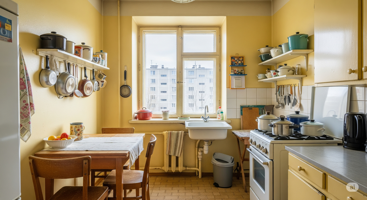 Советская кухня 1960-х: секреты порядка и уюта