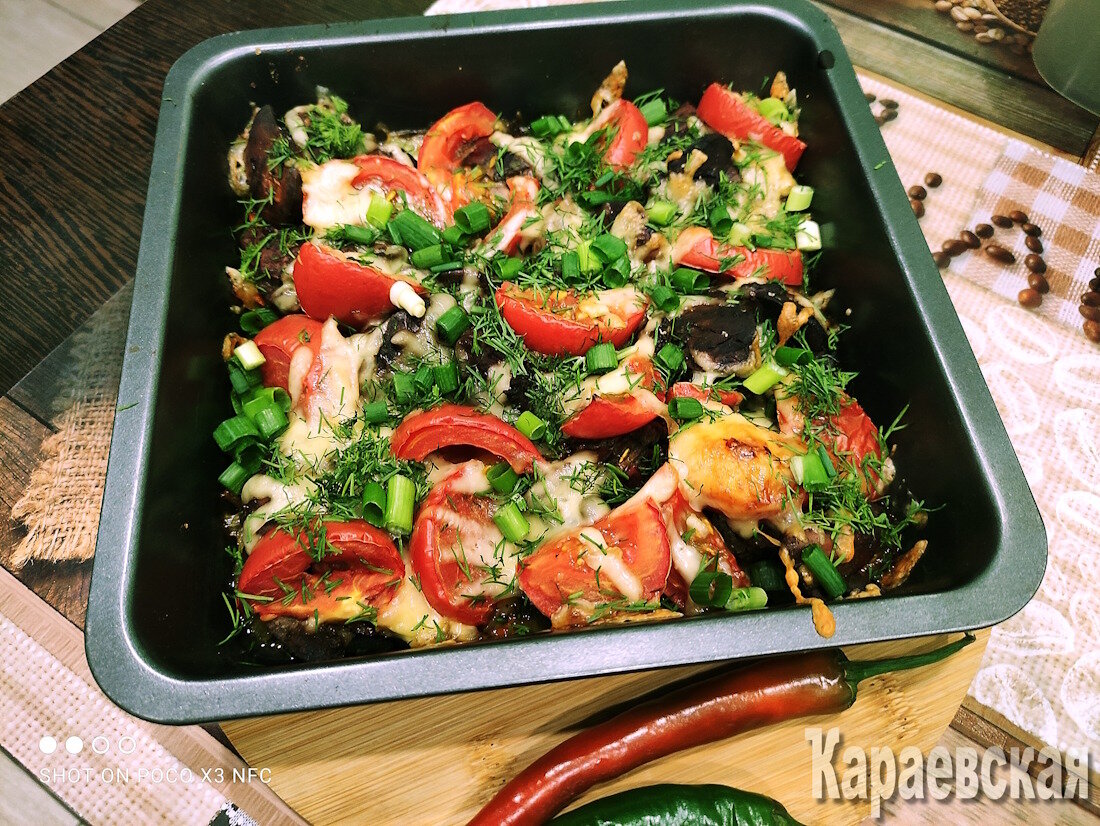 Запеченная куриная печень с овощами: просто, полезно и невероятно вкусно