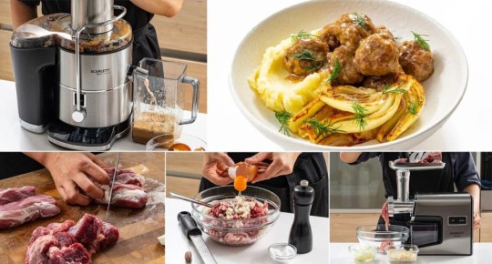 Воскресный обед для всей семьи: фрикадельки с яблочно-сливовым соусом