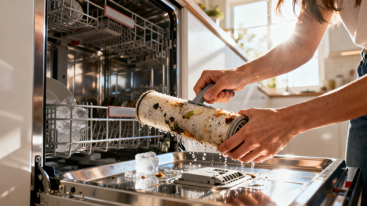 Секреты ухода за фильтром посудомоечной машины, которые продлят срок службы техники