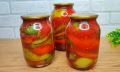 Удивительная закуска: перцы по-турецки на зиму