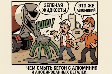 Эффективные методы удаления бетона с алюминиевых поверхностей