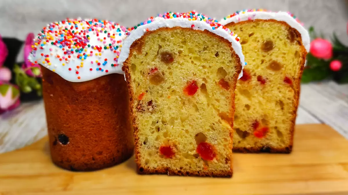 Необычный пасхальный кулич: просто и быстро