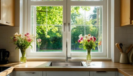 Как оформить кухонное окно: вдохновляющие идеи от дизайнеров