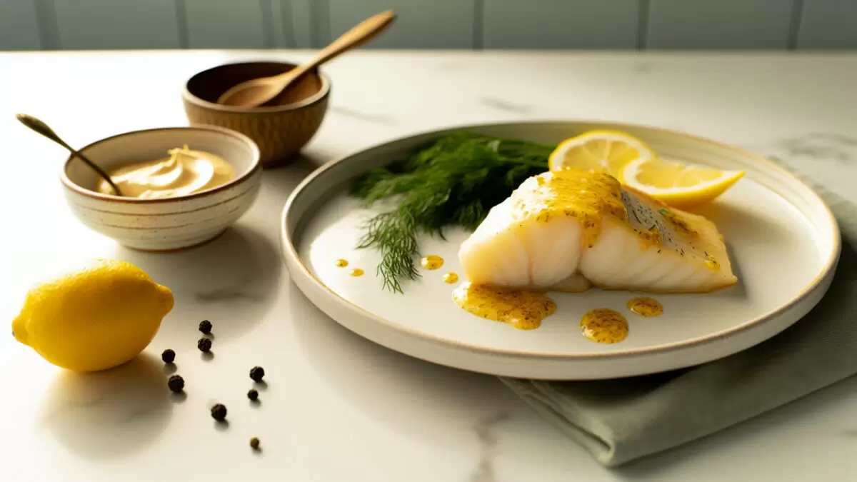 Дижонская горчица превращает минтай в нежнейший деликатес