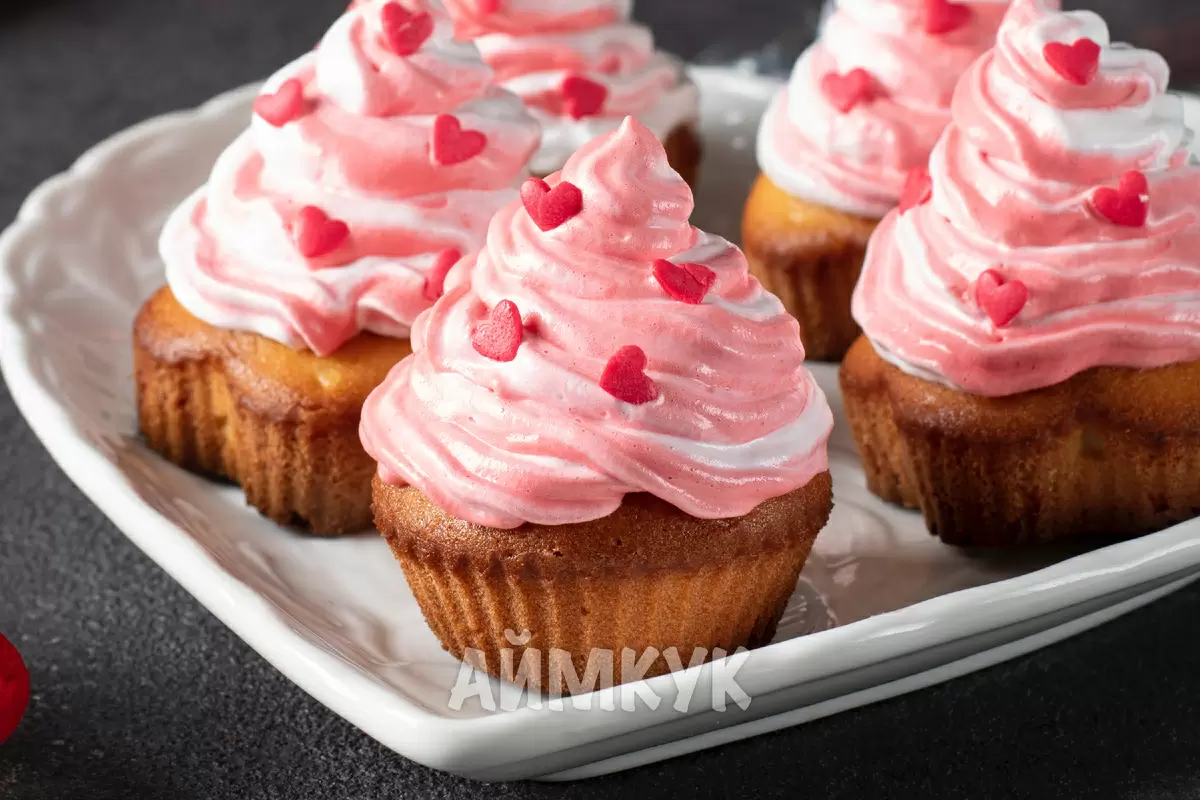 Кулинарный шедевр: капкейки с пухлым кремом