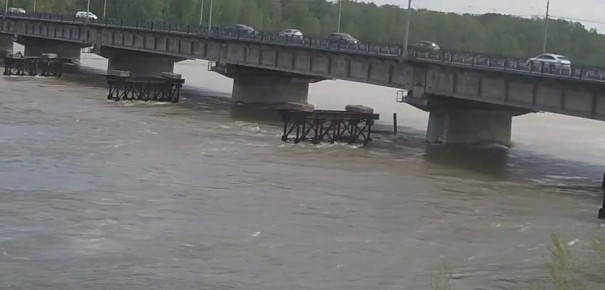 Из-за дождей уровень воды в верховьях Томи и Кондомы начал расти и в районе Новокузнецка