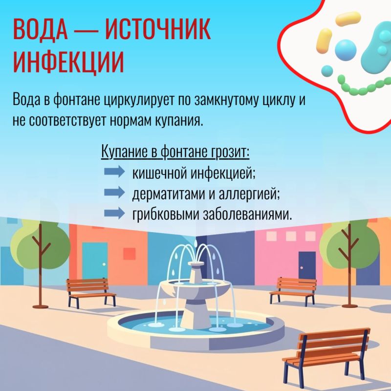 Фонтаны — это украшение города, а не место для купания Фонтаны — это украшение города, а не место для купания