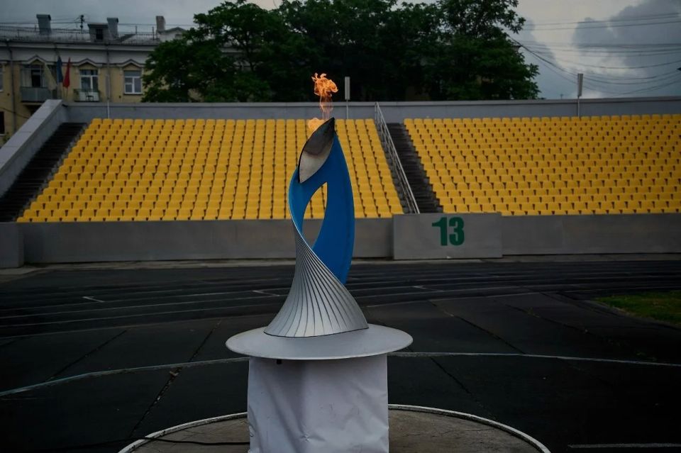 12 июня 2026 года на стадионе «Металлург» состоялась торжественная церемония открытия XXXIX городской спартакиады работников организаций, учреждений и предприятий Новокузнецка на призы компании ЕВРАЗ 12 июня 2026 года на стадионе «Металлург» состоялась торжественная церемония открытия XXXIX городской спартакиады работников организаций, учреждений и предприятий Новокузнецка на призы компании ЕВРАЗ