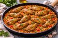 Простой и быстрый ужин: Курица с рисом на одной сковороде