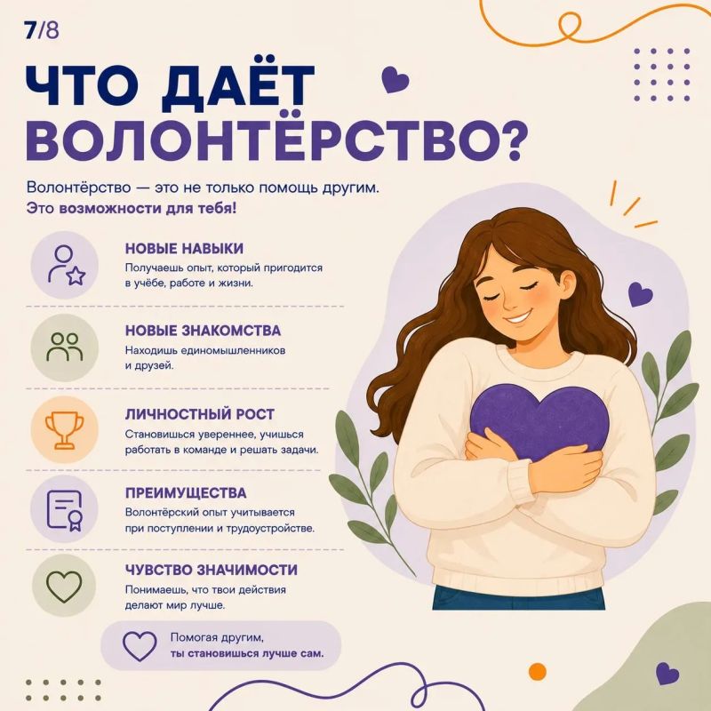 Волонтёрство — это больше чем помощь другим Волонтёрство — это больше чем помощь другим