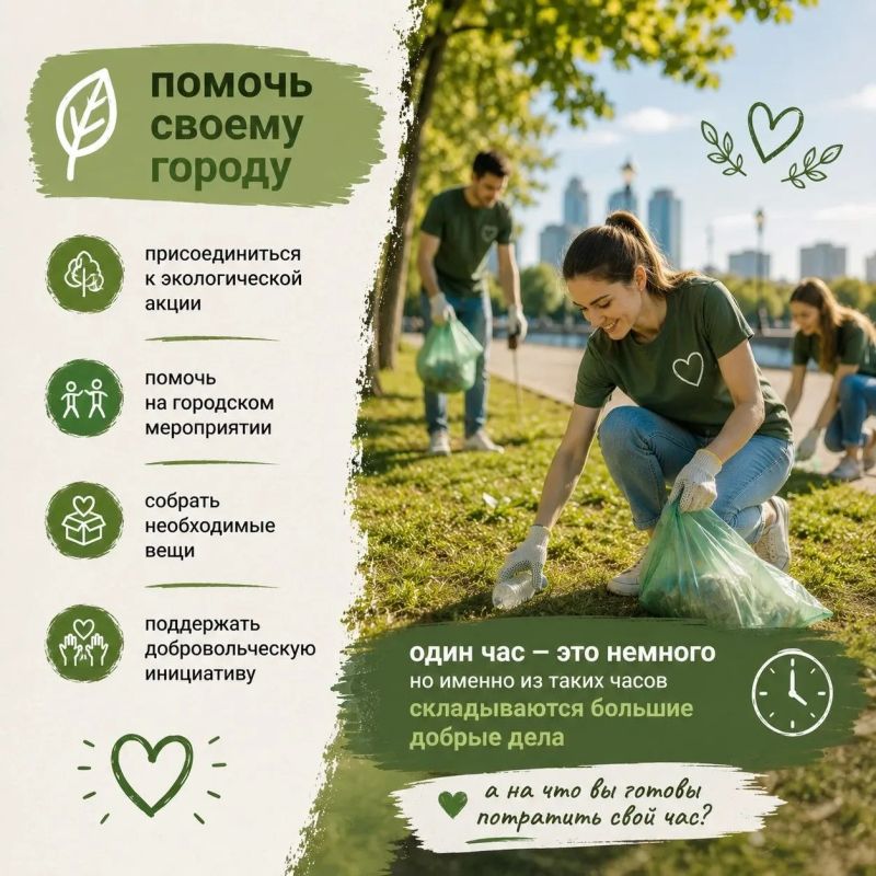 Один час — и доброе дело уже сделано Один час — и доброе дело уже сделано