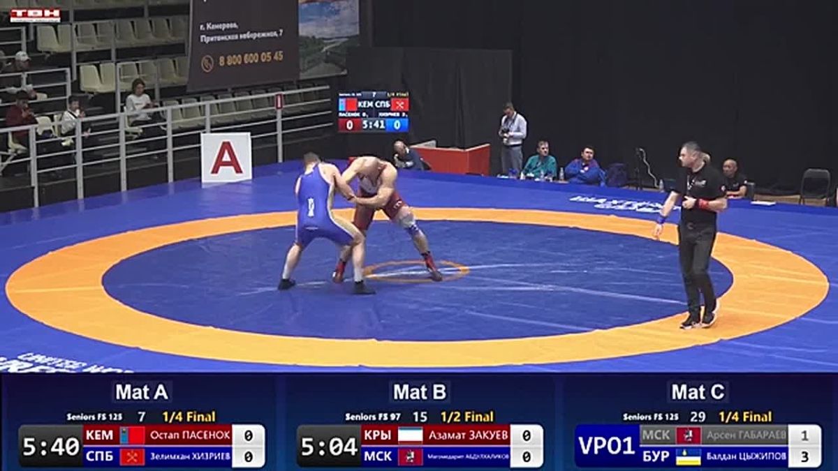 Чемпионат России по вольной борьбе